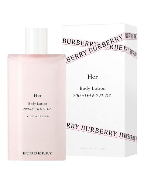 burberry london perfume body lotion|burberry her body lotion 200ml.